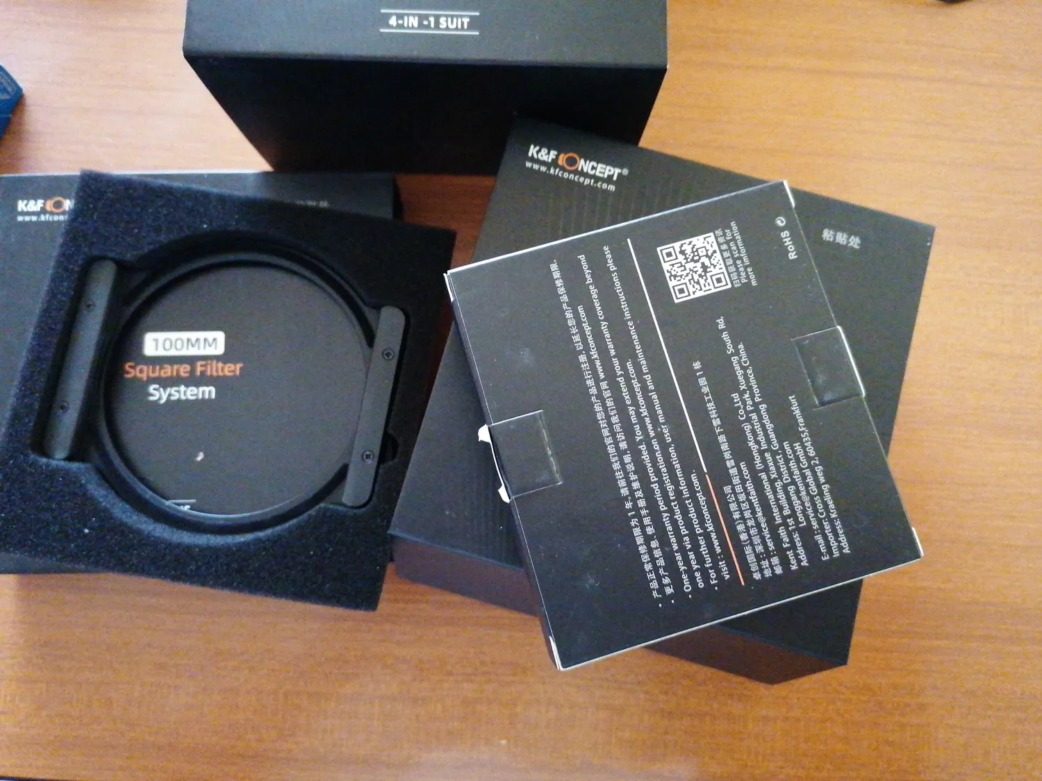 K&F Concept Nano-X Kit Filtro ND1000 100mm 10 stop