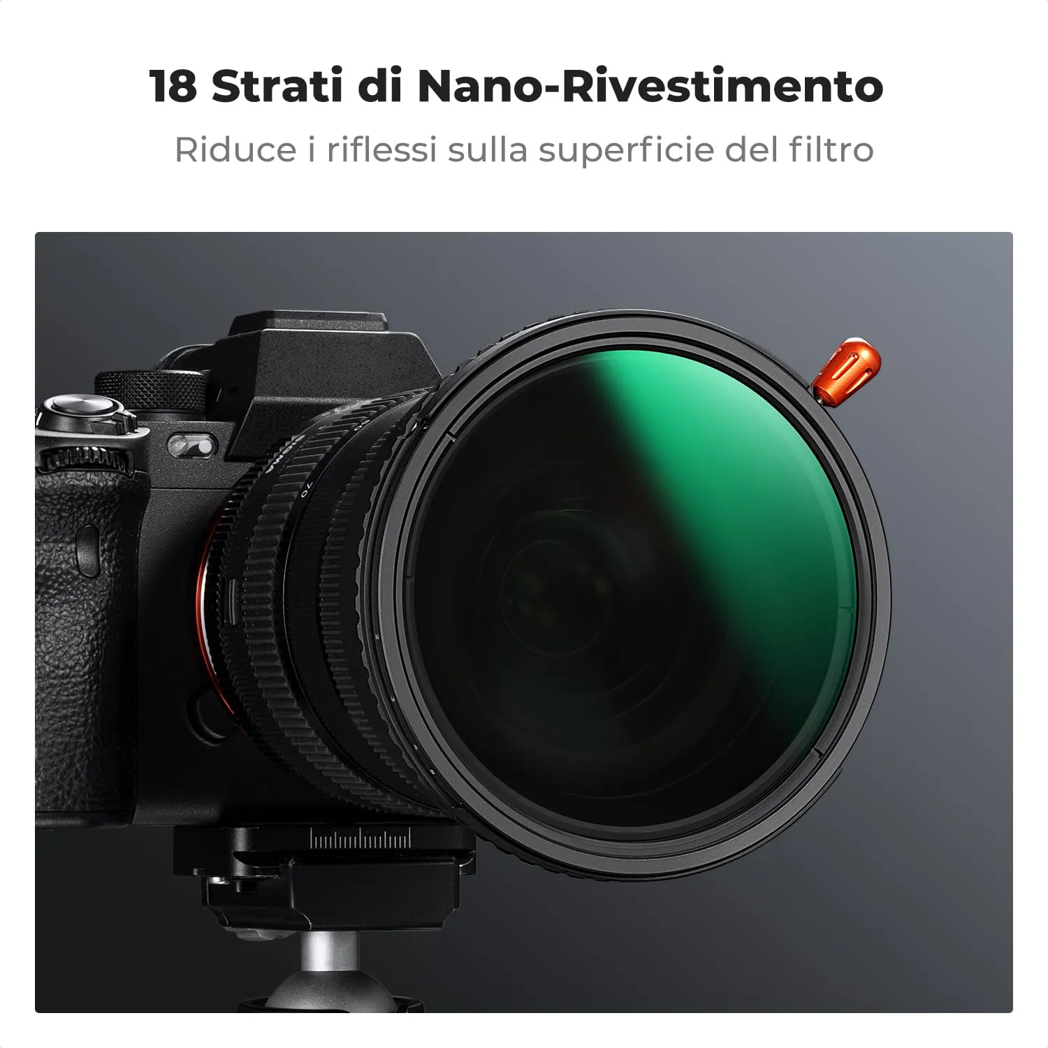K&F Concept Nano-Klear filtro 3 in 1 67mm CPL Mist ND2-32