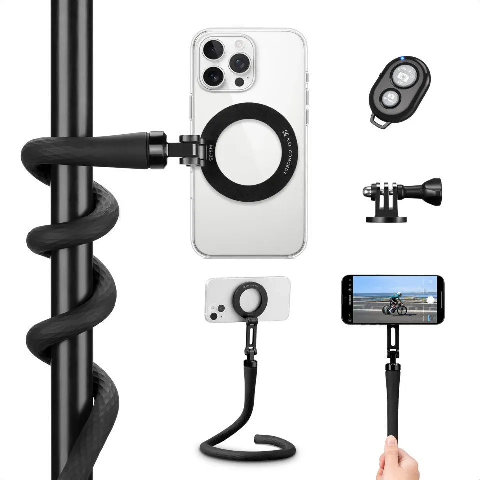 K&F Concept treppiede octopus magnetico smartphone 60cm