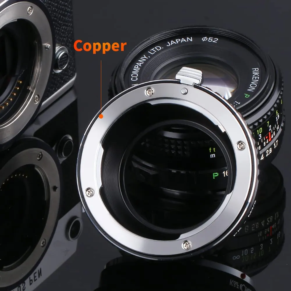 K&F Concept adattatore Pentax K-PK a Micro 4/3 manuale