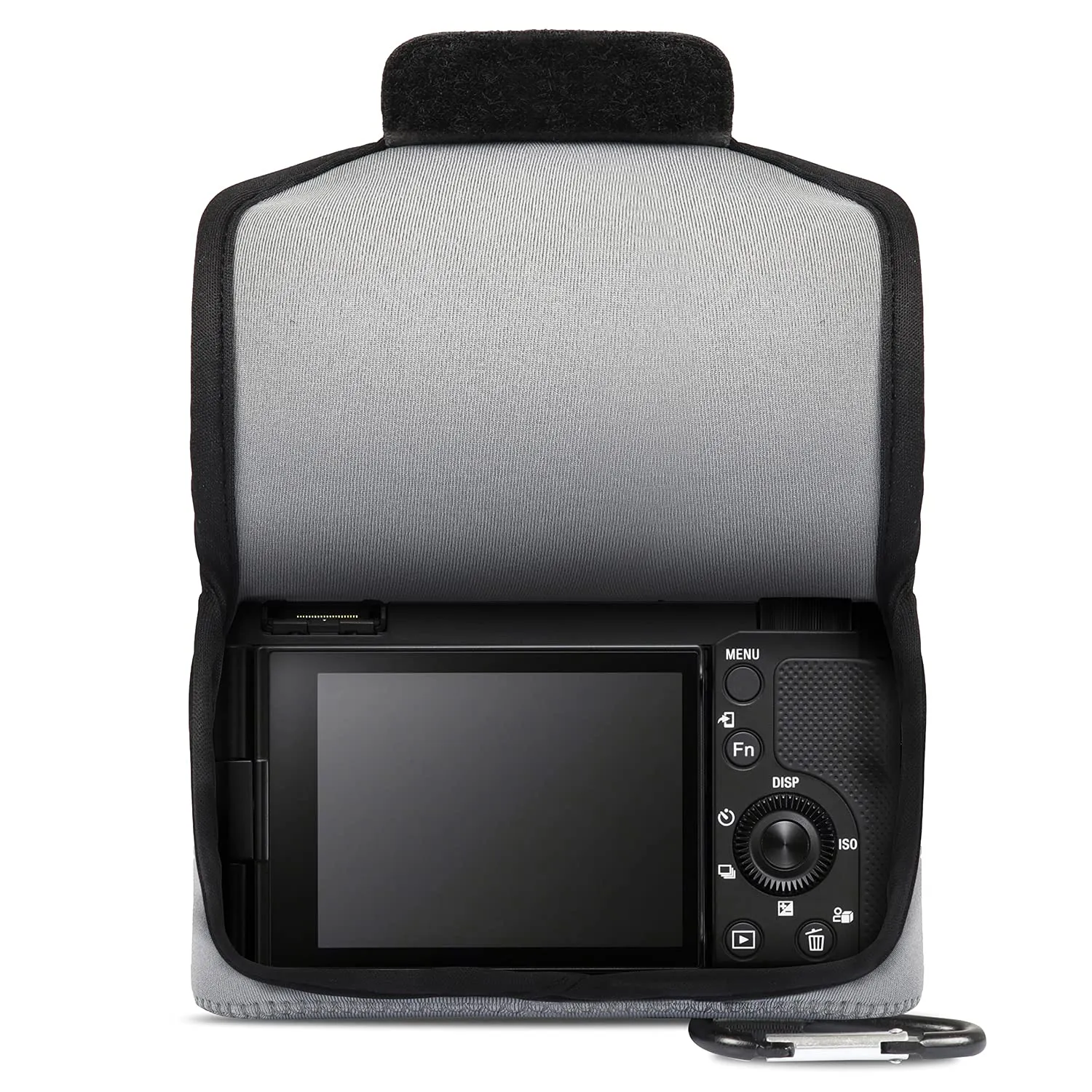 MegaGear Sony ZV-E10 custodia neoprene grigia ultra light