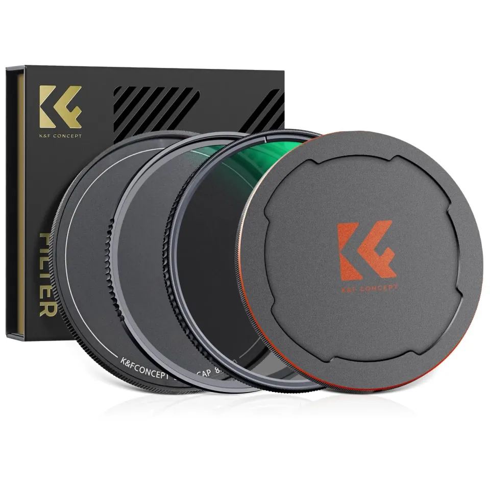K&F Concept Nano-Xcel Kit Filtri UV+CPL 82mm antiriflesso
