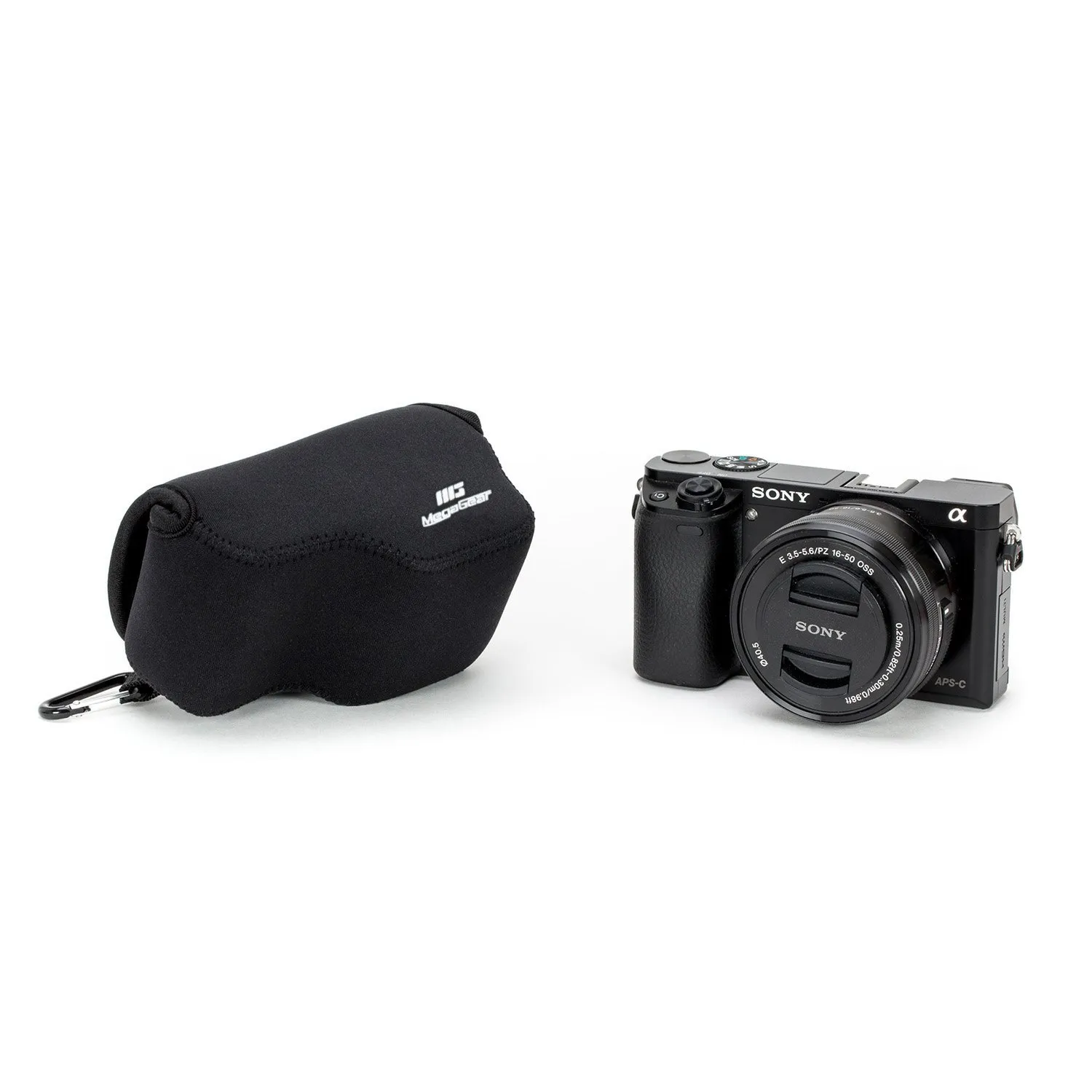 MegaGear Ultra Light Custodia Neoprene Sony A5100 Nera