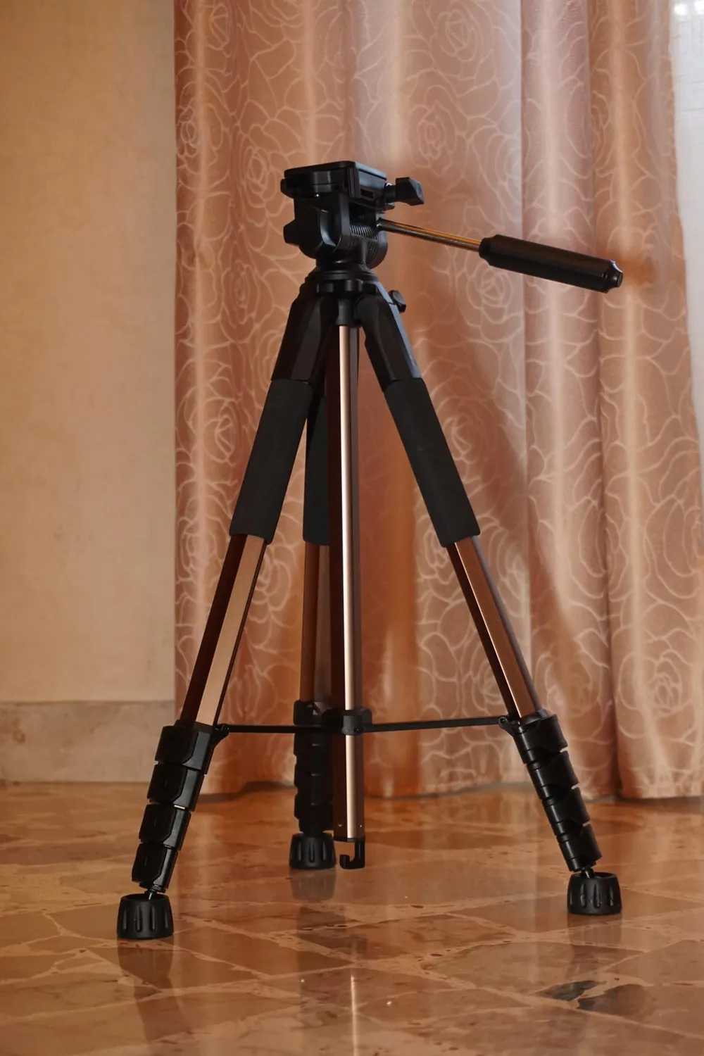 K&F Concept Treppiede Fotocamera 190 cm Nero 4 kg Alluminio