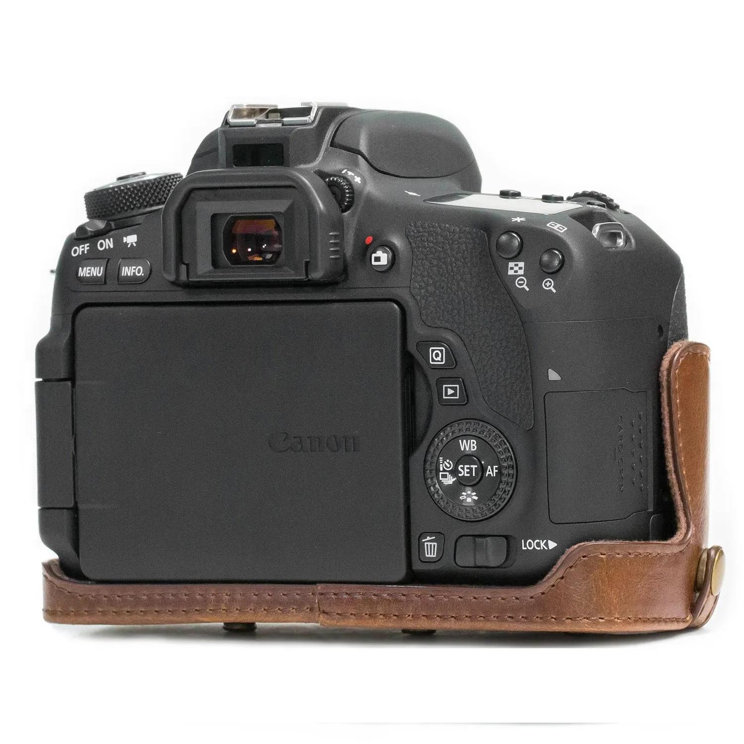 MegaGear Ever Ready MG1185 custodia fotocamera marrone scuro ecopelle