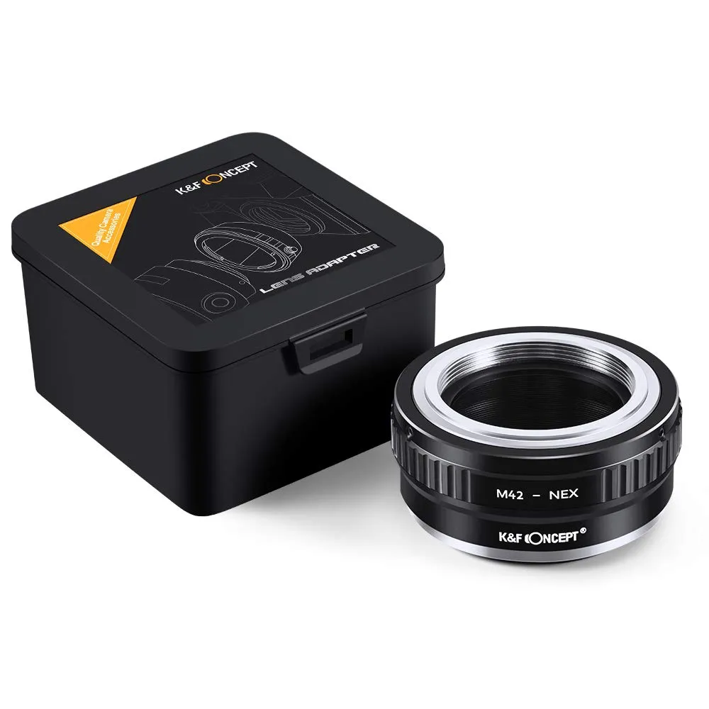 K&F Concept anello adattatore M42-NEX Sony E-mount alluminio