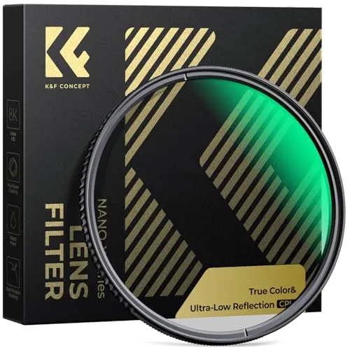 K&F Concept Nano-Xcel Filtro CPL True Color 82mm Bassa Riflessione