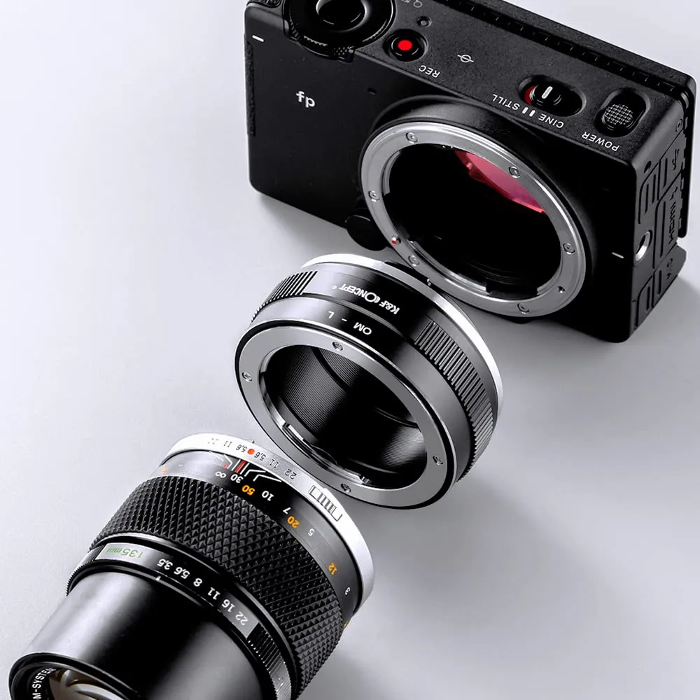K&F Concept OM-L adattatore Olympus OM - L Mount manuale
