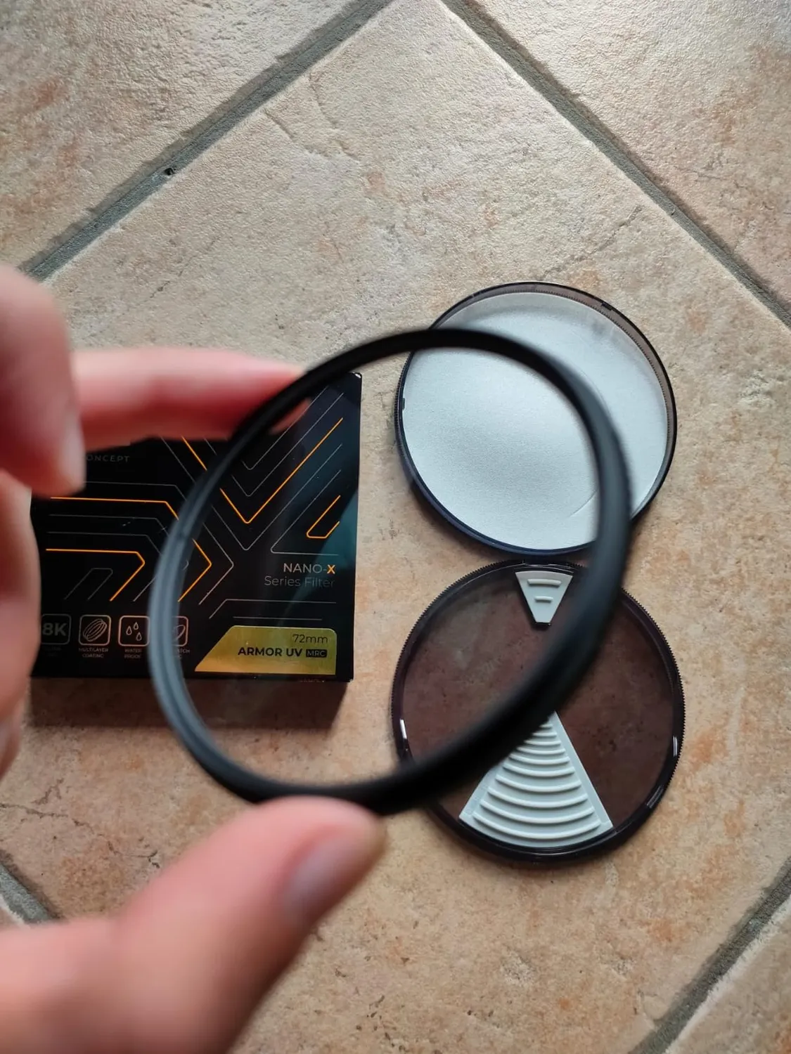 K&F Concept Nano-Xcel Filtro UV Armor 82mm HD