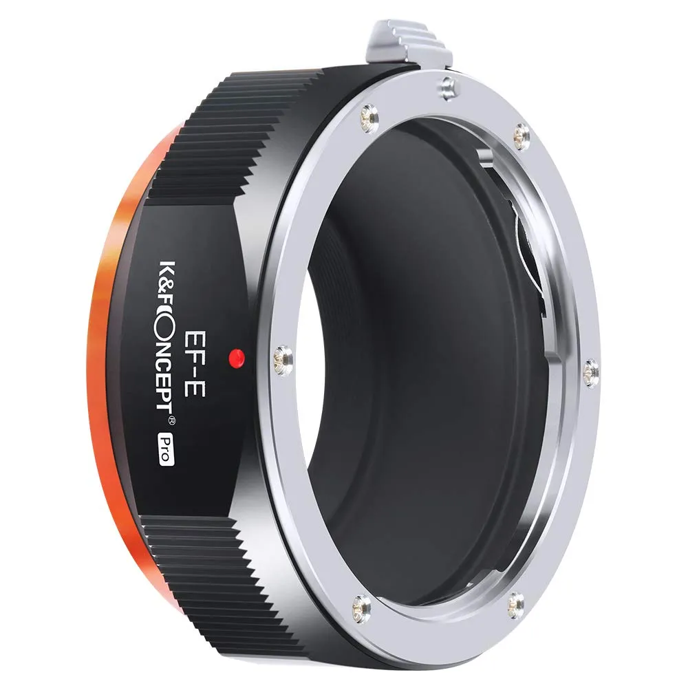 K&F Concept EOS-E adattatore obiettivi Canon EF su Sony E manuale