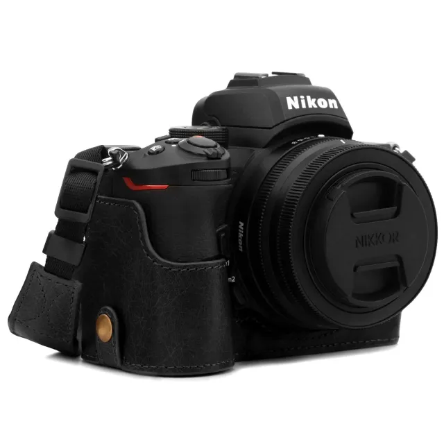 MegaGear Nikon Z50 MG1811 custodia pelle nera ever ready