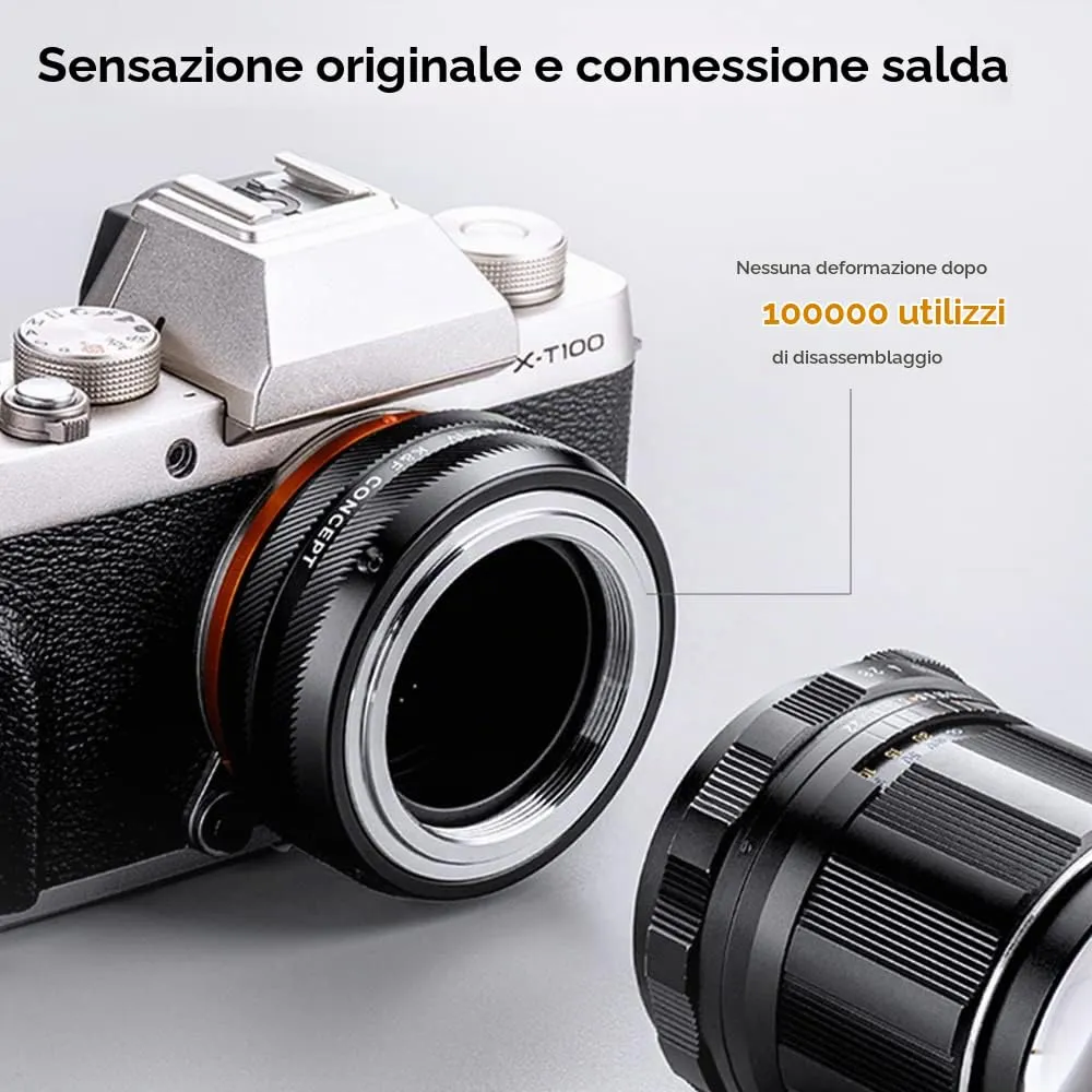 K&F Concept M42-FX IV Pro adattatore M42-FX manuale