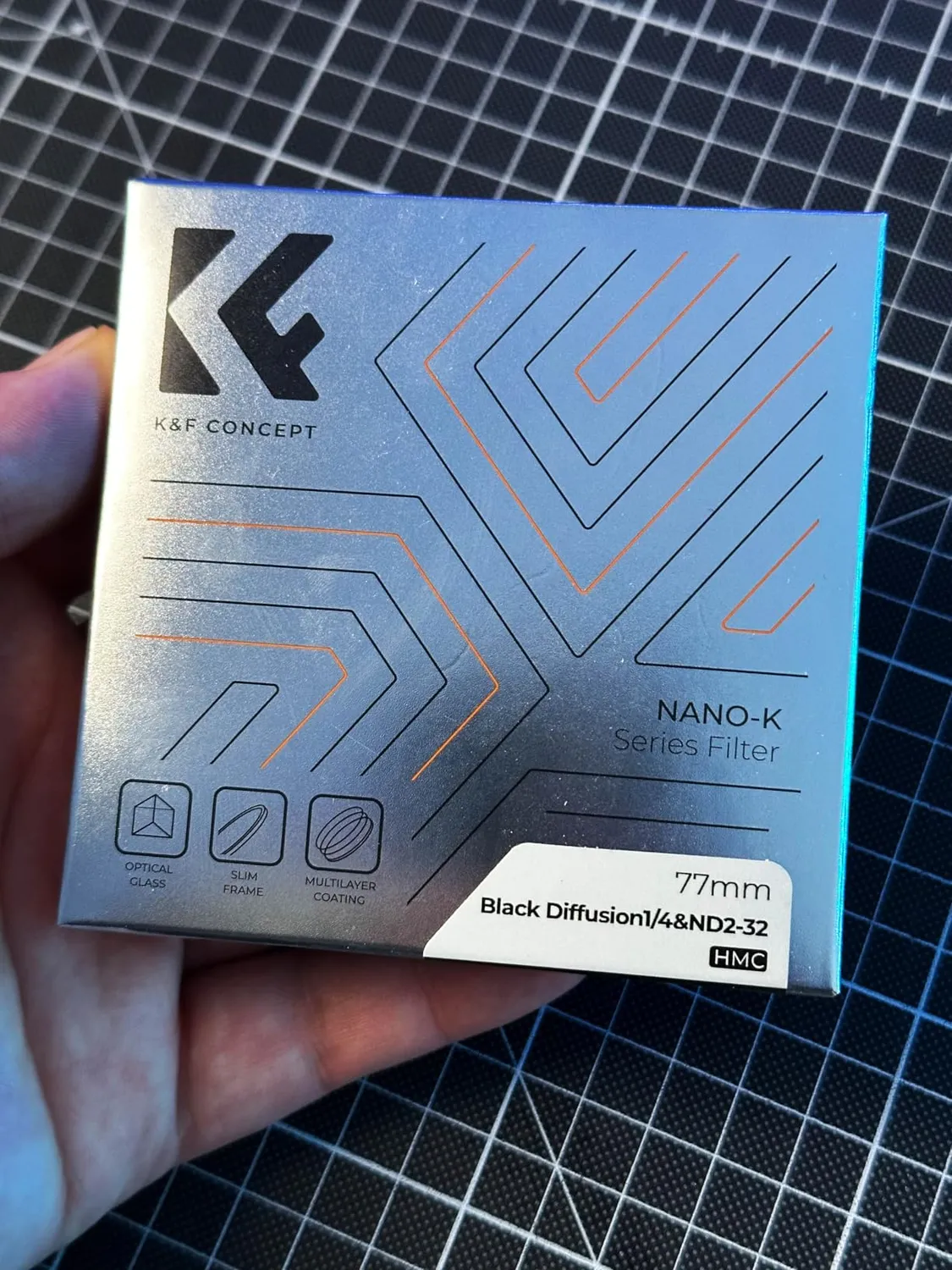 K&F Concept Nano-Klear filtro Black-Mist ND2-32 67mm