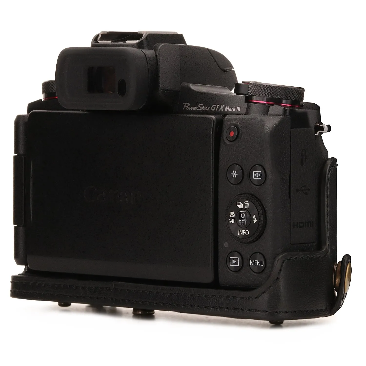 MegaGear MG1382 custodia pelle nera G1 X Mark III