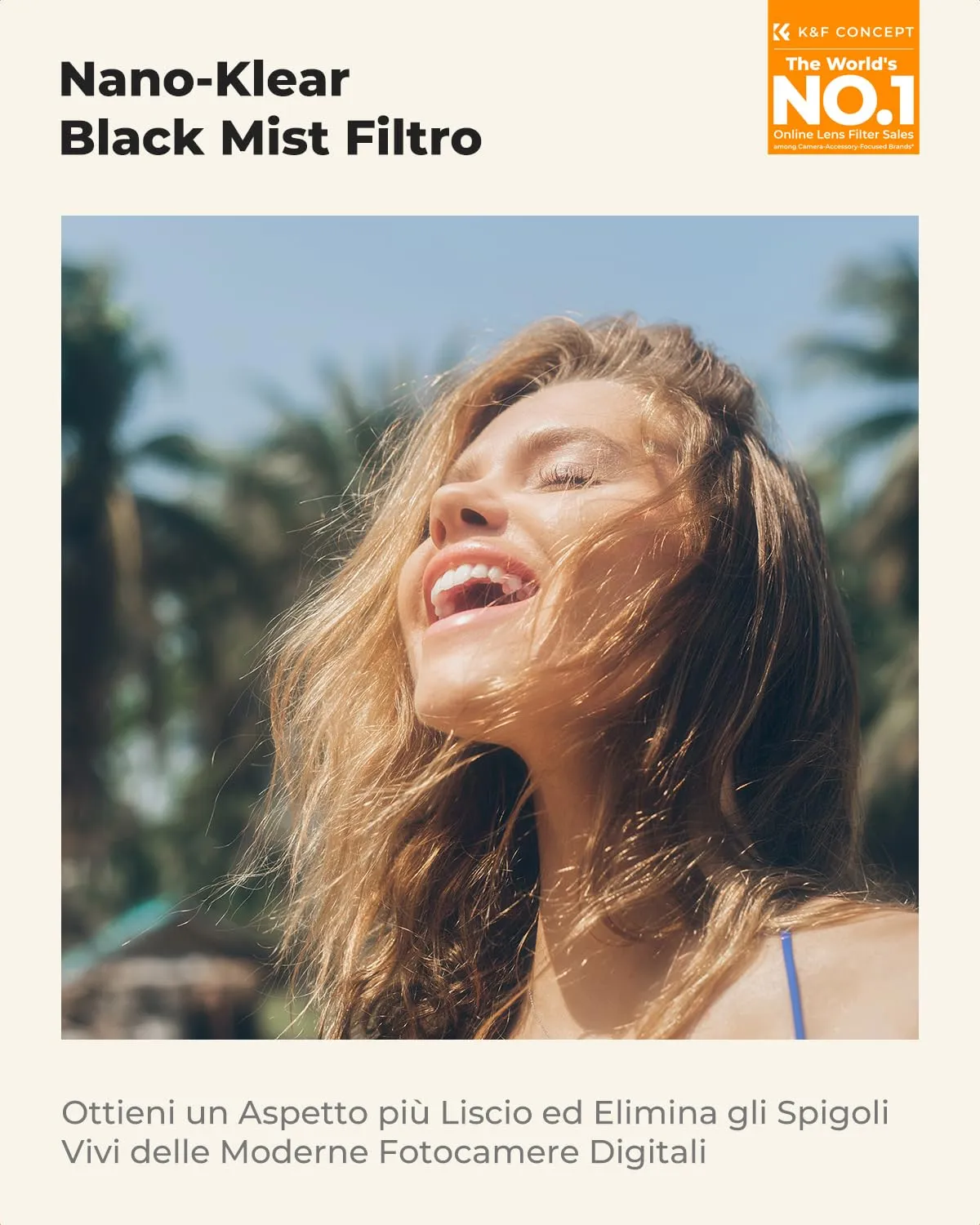 K&F Concept Nano-Klear 67mm filtro Black Mist 1/4 cinematografico