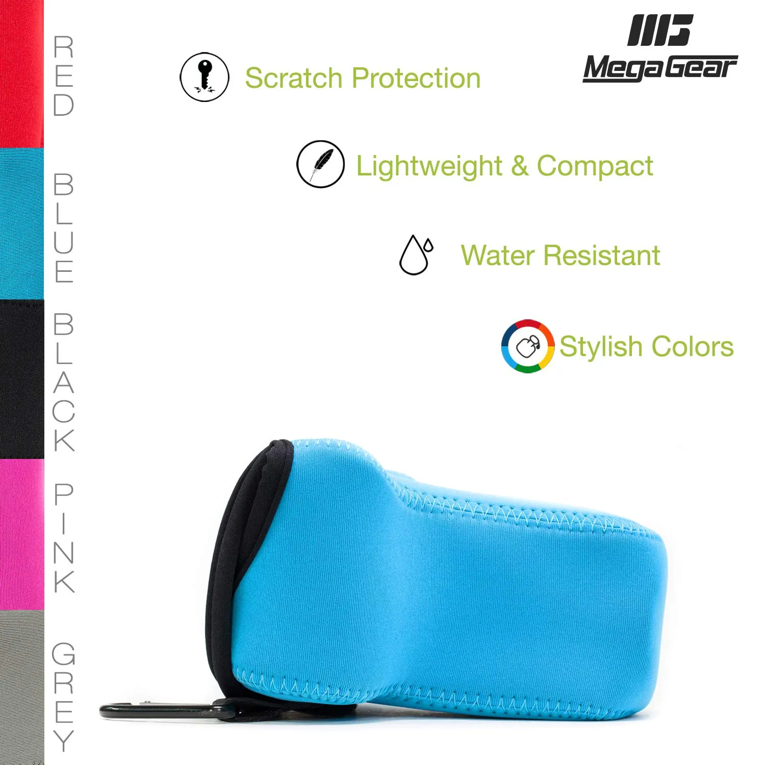 MegaGear MG1155 Canon EOS M6 18-150mm custodia neoprene