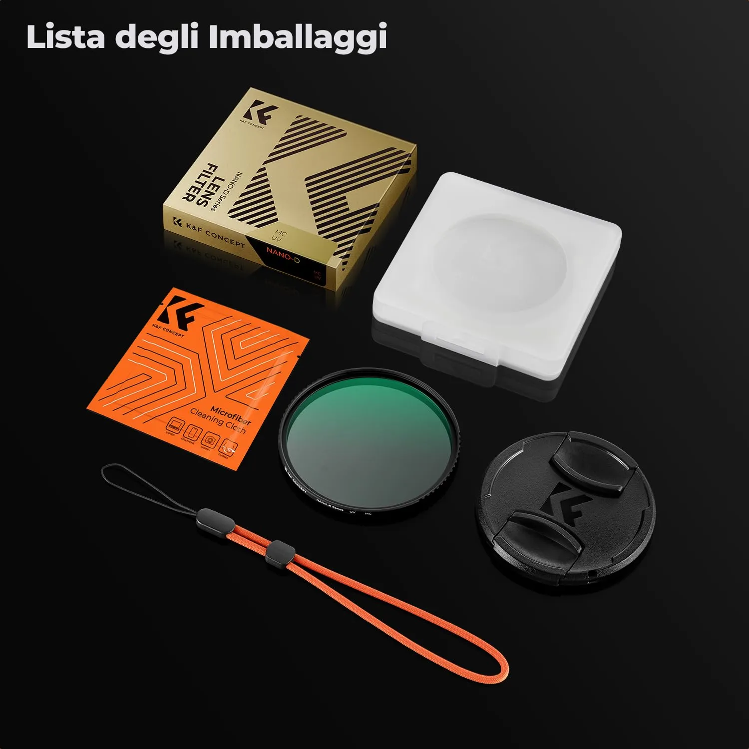 K&F Concept Nano-Dazzle Filtro UV 67mm