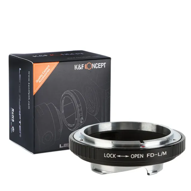K&F Concept adattatore Canon FD-Leica M ottone