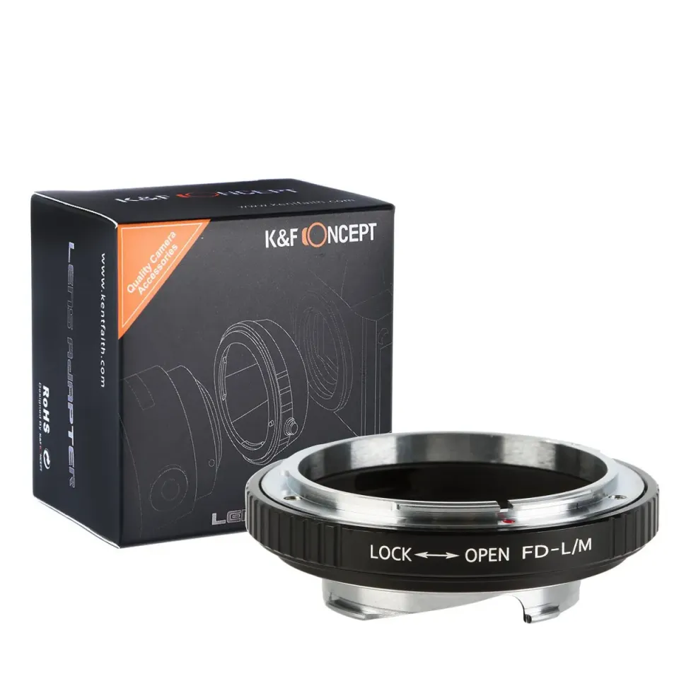 K&F Concept adattatore Canon FD-Leica M ottone