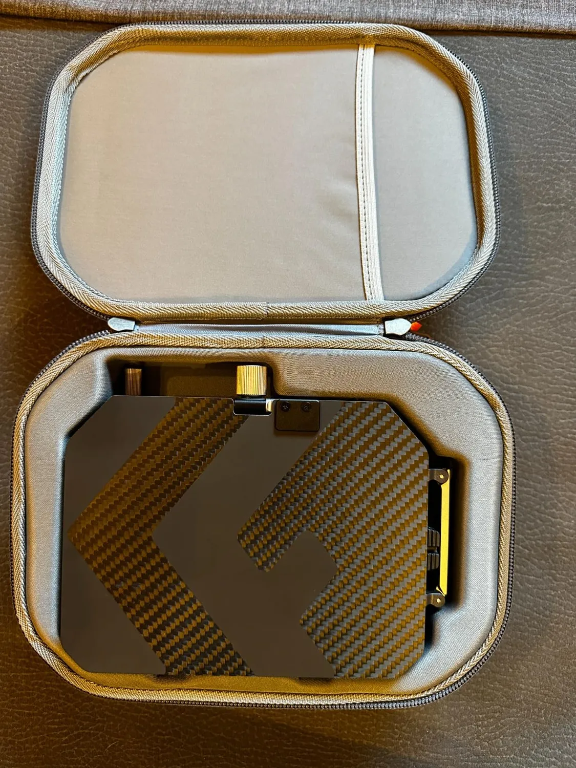 K&F Concept Mini Matte Box carbonio con bandiera superiore
