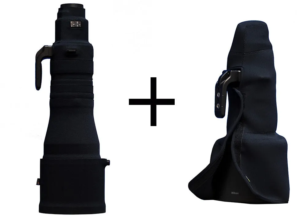 Lenscoat Nikon Z 600mm f/4 TC Bundle cover+TravelCoat nero