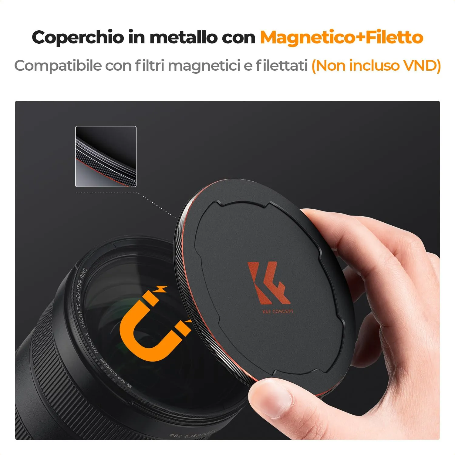 K&F Concept Nano-X filtro magnetico ND1000 67mm 10 stop kit