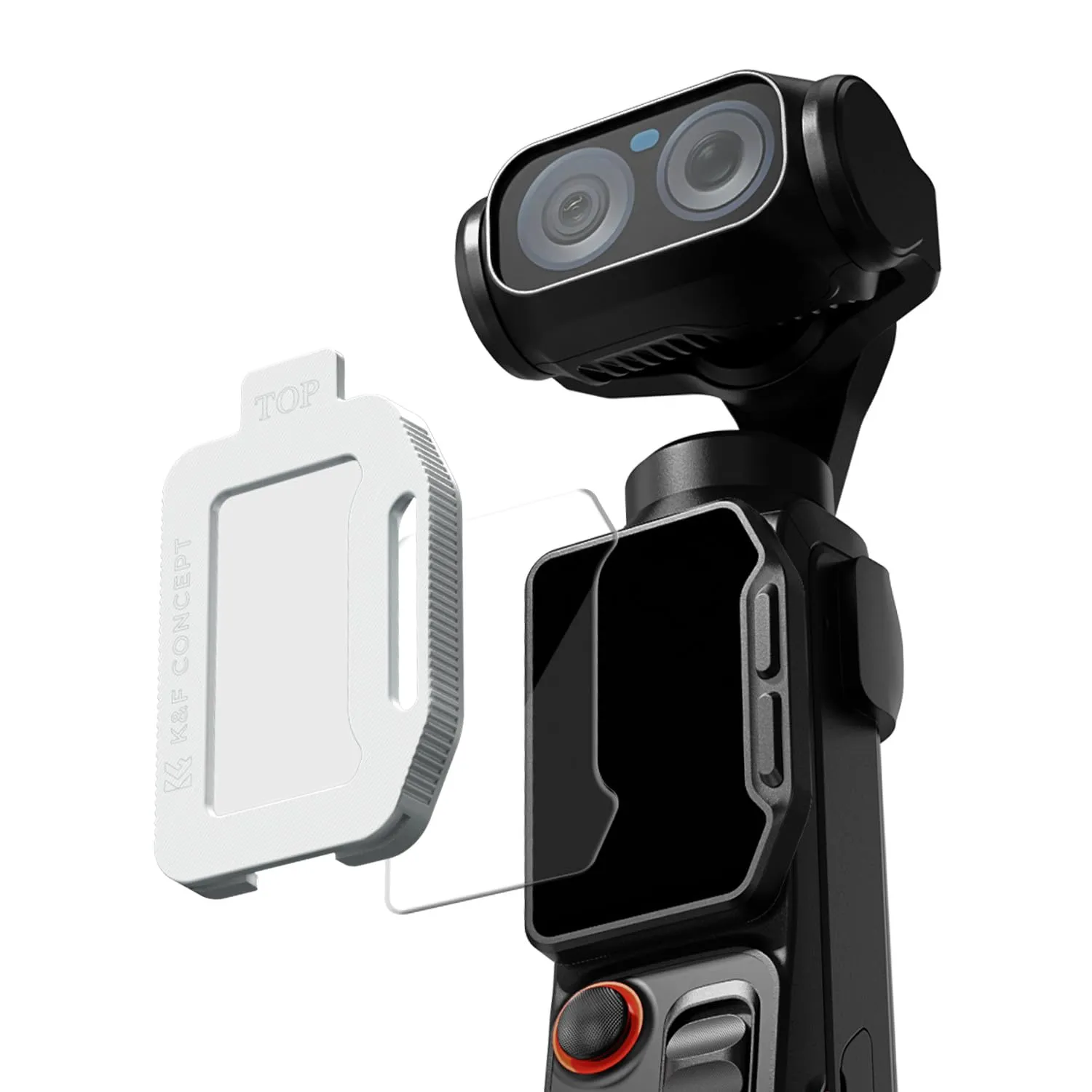 K&F Concept vetro temperato DJI Pocket 3 set 2 pezzi 9H