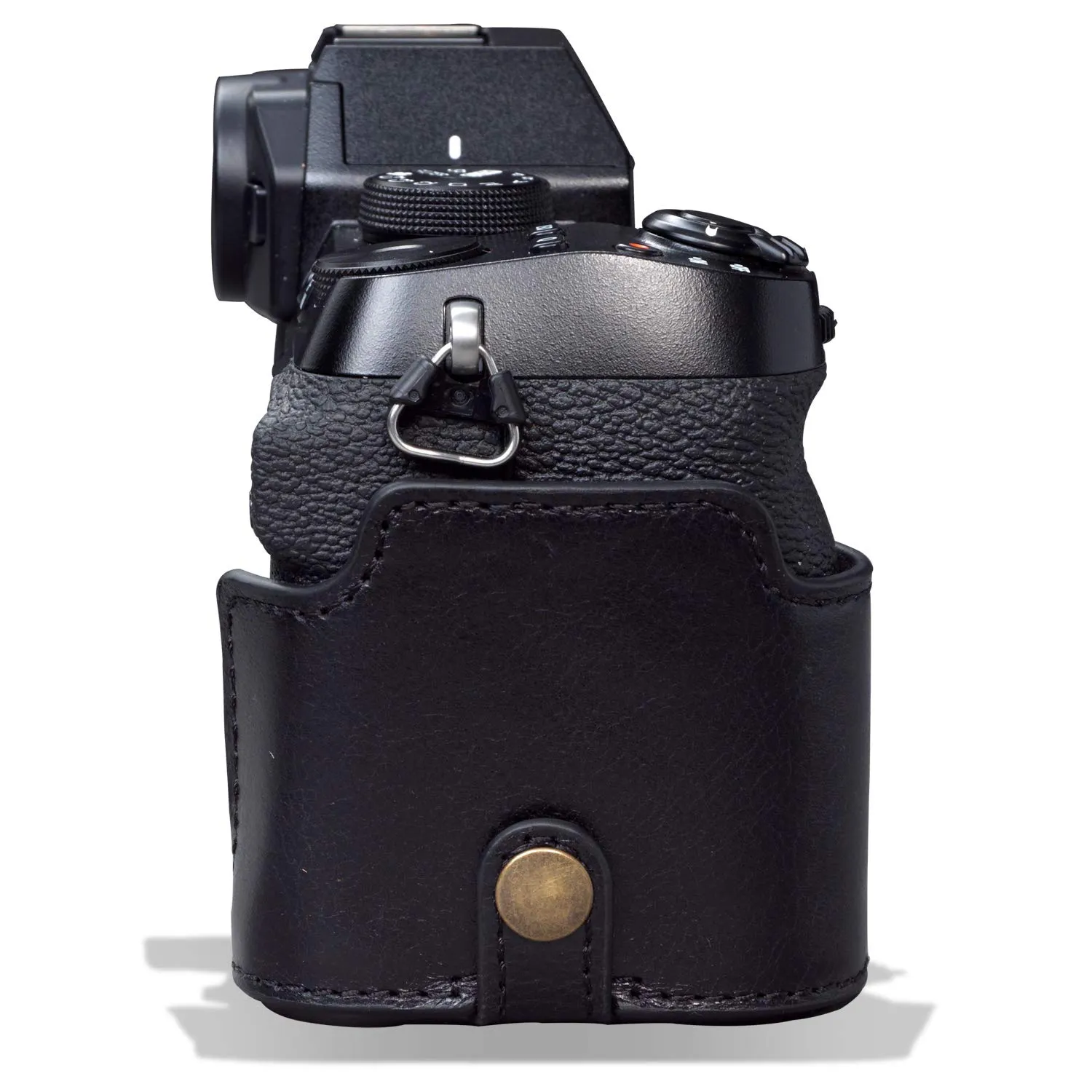 MegaGear Ever Ready X-S10 custodia vera pelle nera Fujifilm