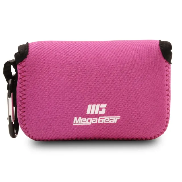 MegaGear Custodia Neoprene Nikon Coolpix A1000 Rosa Caldo ultraleggera
