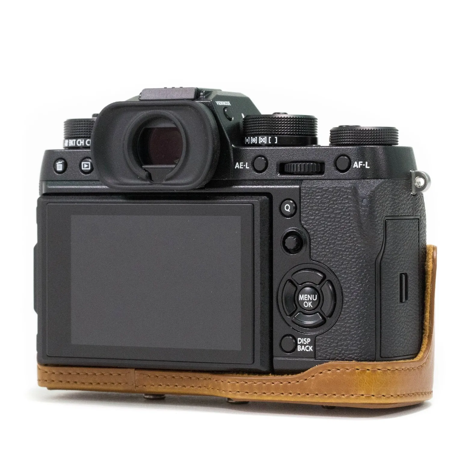 MegaGear MG872 custodia fotocamera Fujifilm X-T2 marrone chiaro