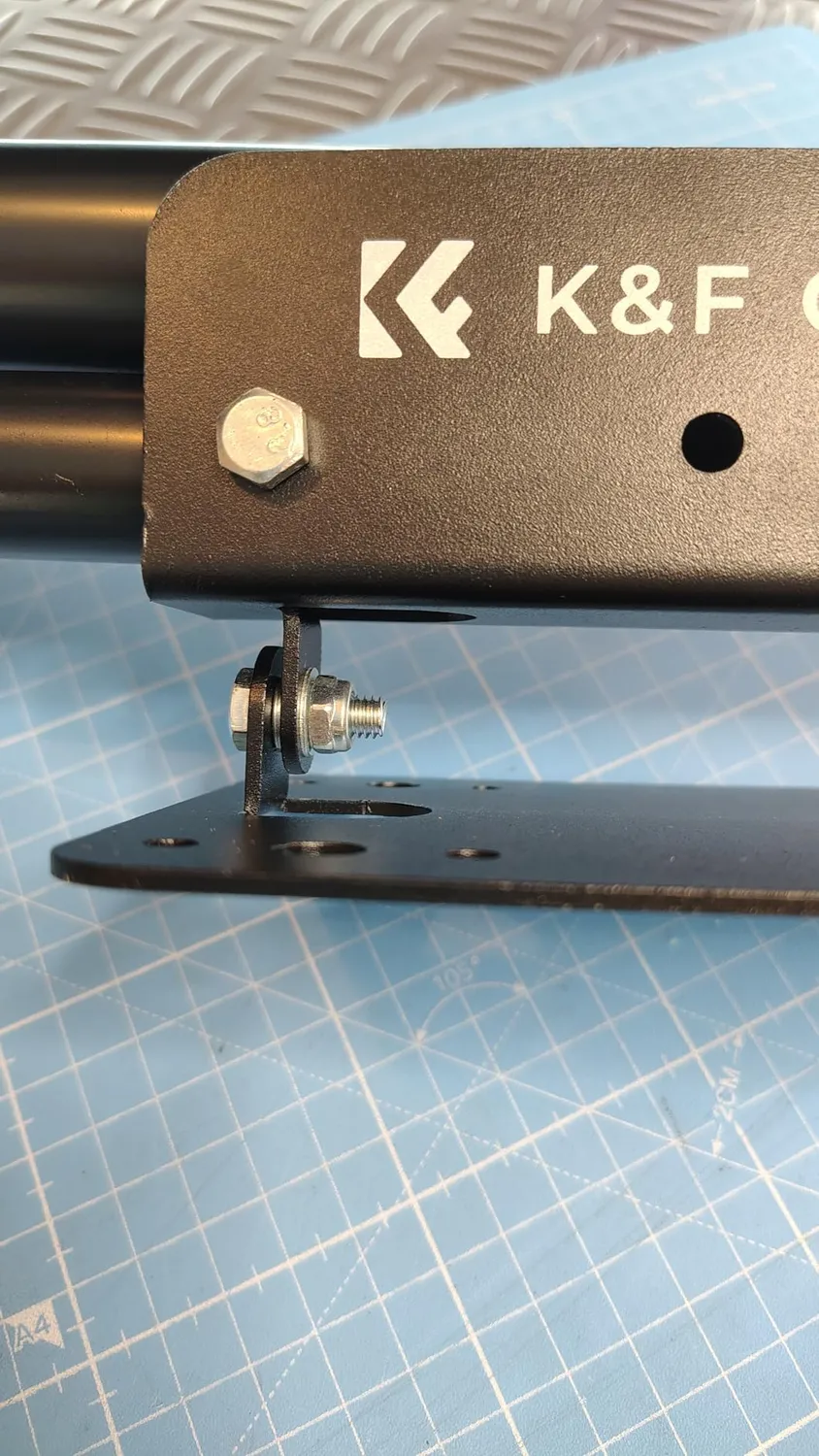 K&F Concept braccio triangolare parete 130cm metallo 1/4"-3/8"