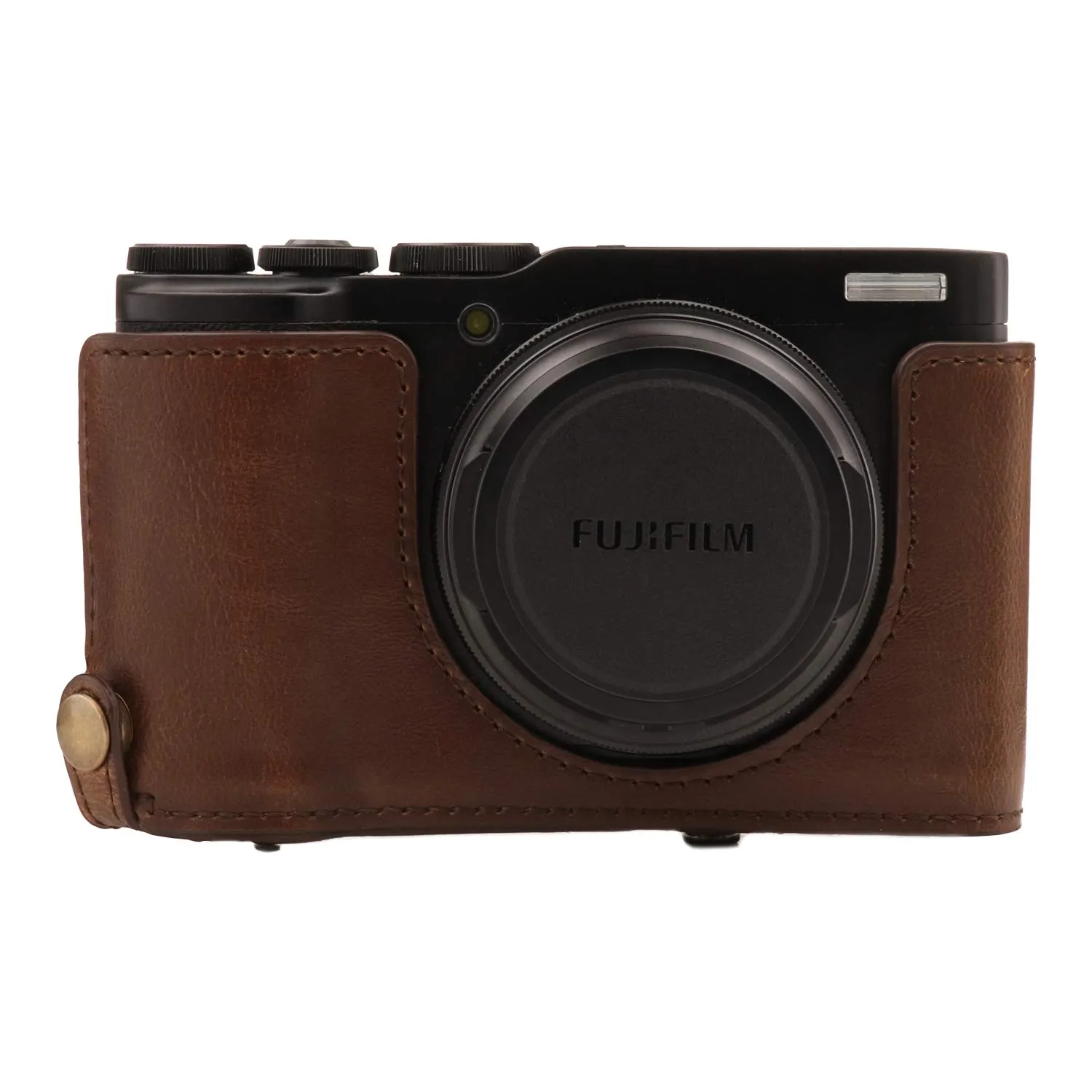 MegaGear Ever Ready Custodia Pelle Fujifilm XF10 Marrone