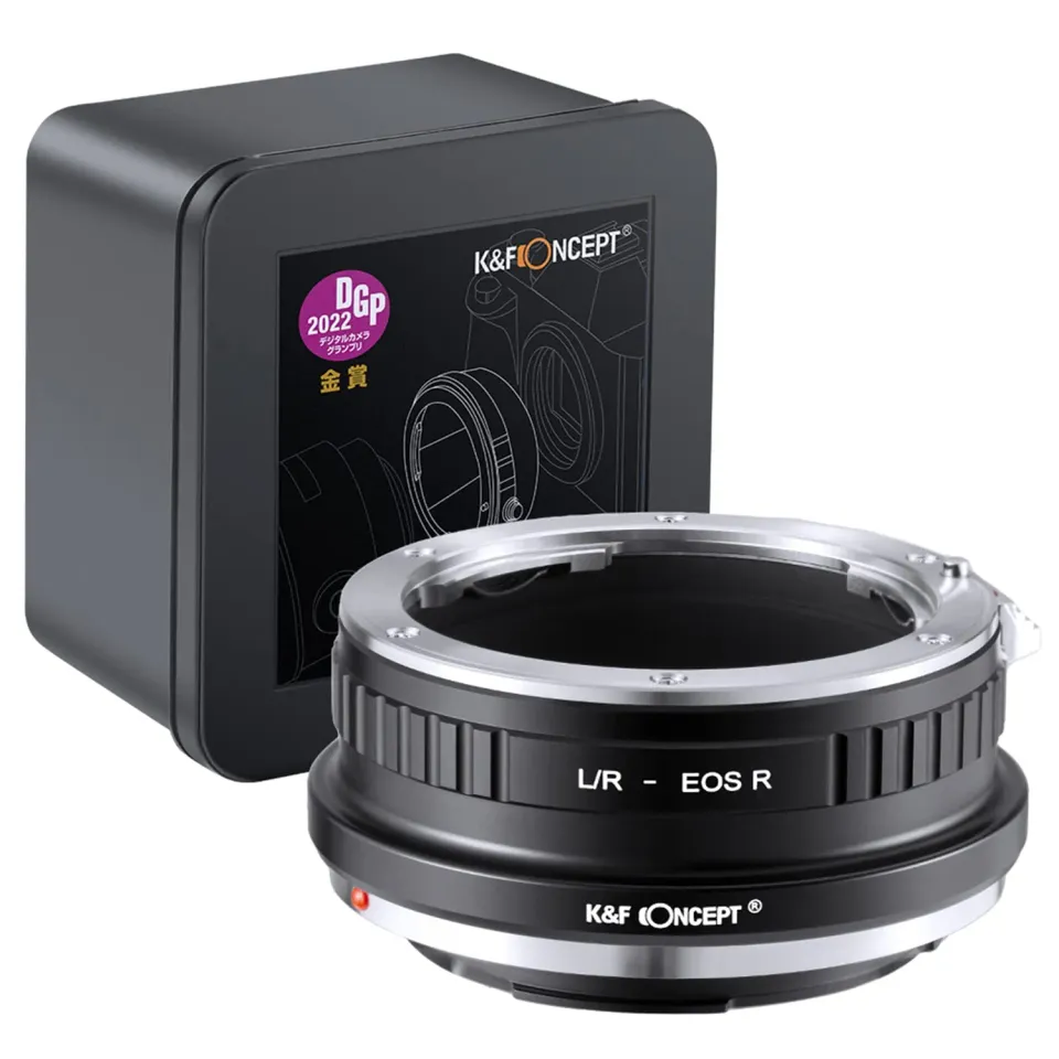 K&F Concept L/R-EOS R adattatore Leica R-Canon RF manuale