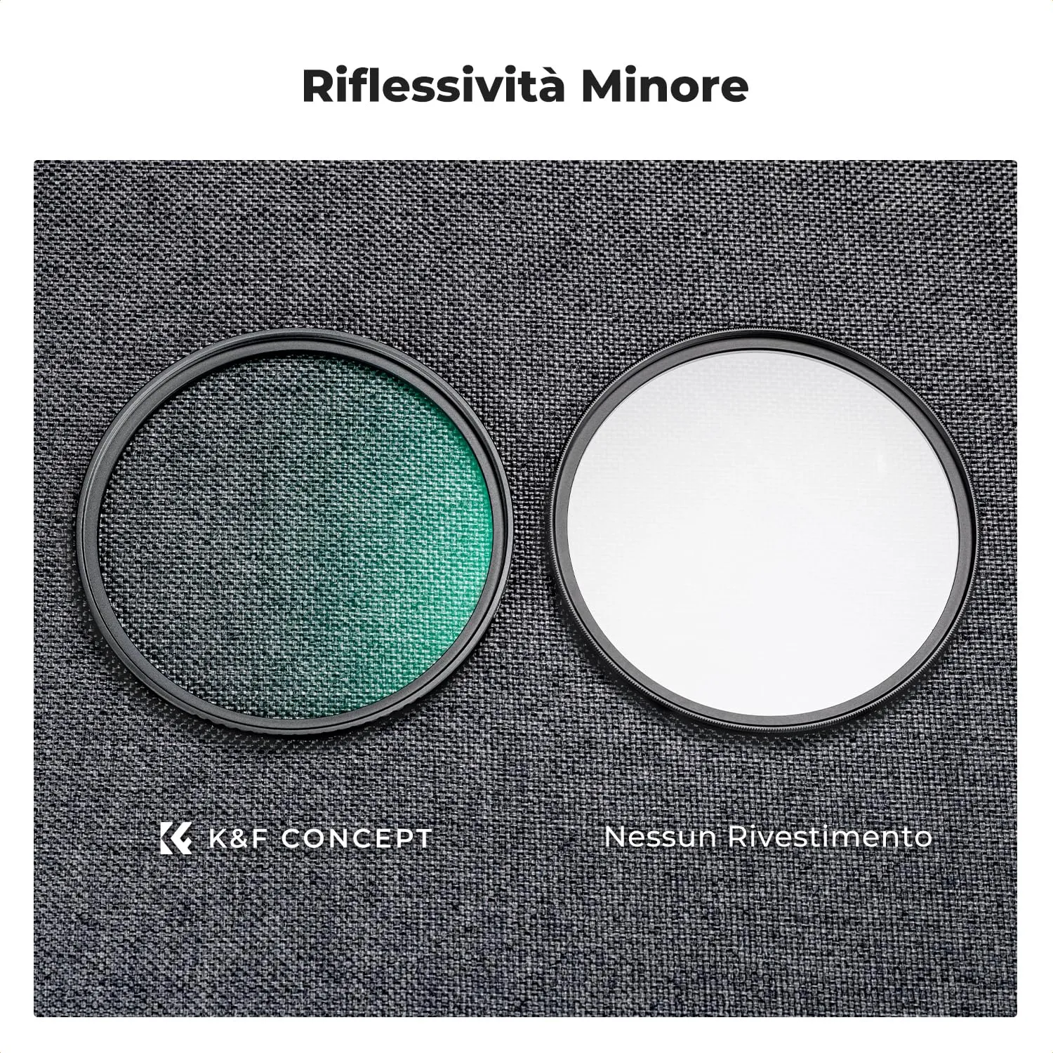 K&F Concept Nano-Dazzle filtro Black Mist 1/8 67mm vetro