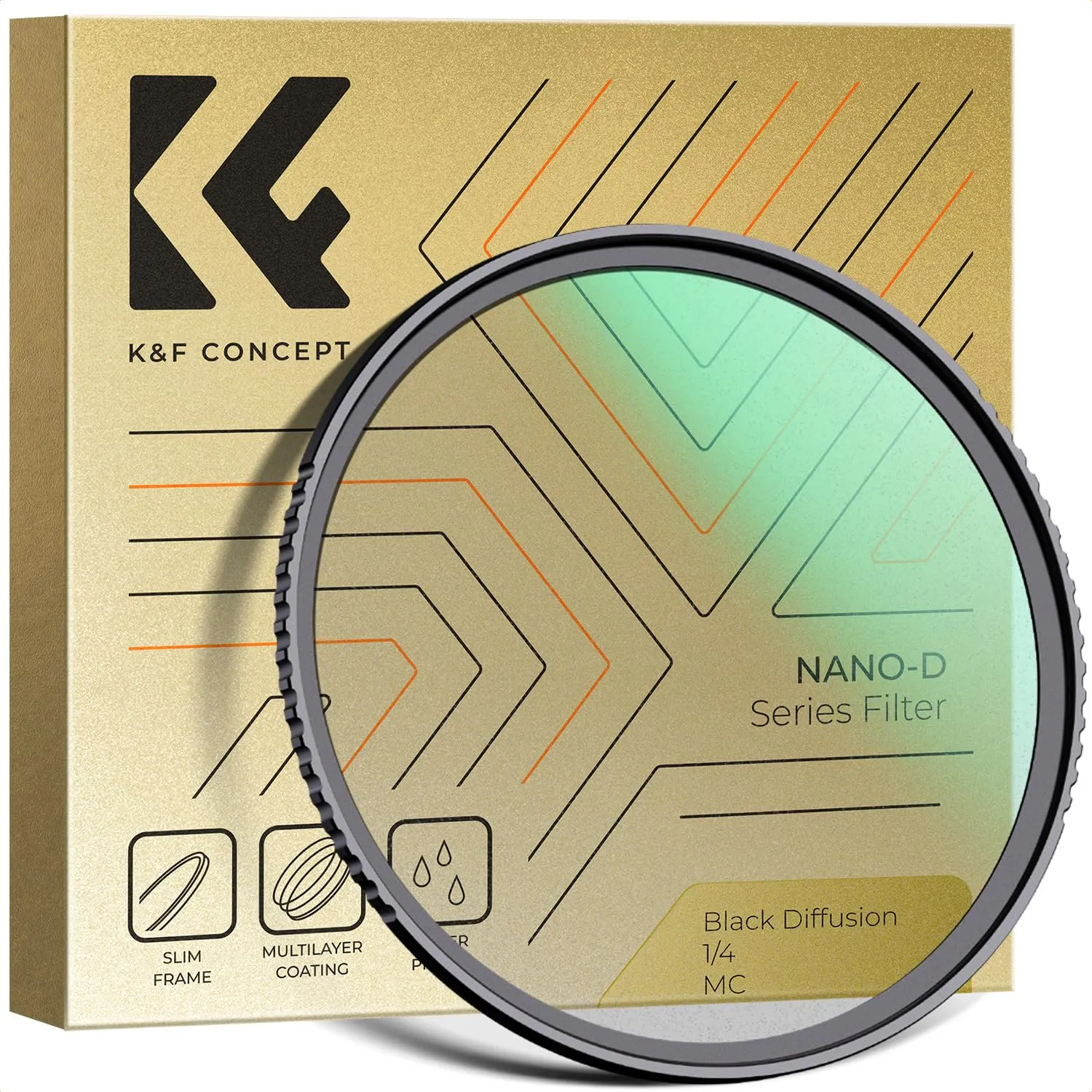 K&F Concept Nano-Dazzle filtro Black Mist 1/8 67mm vetro