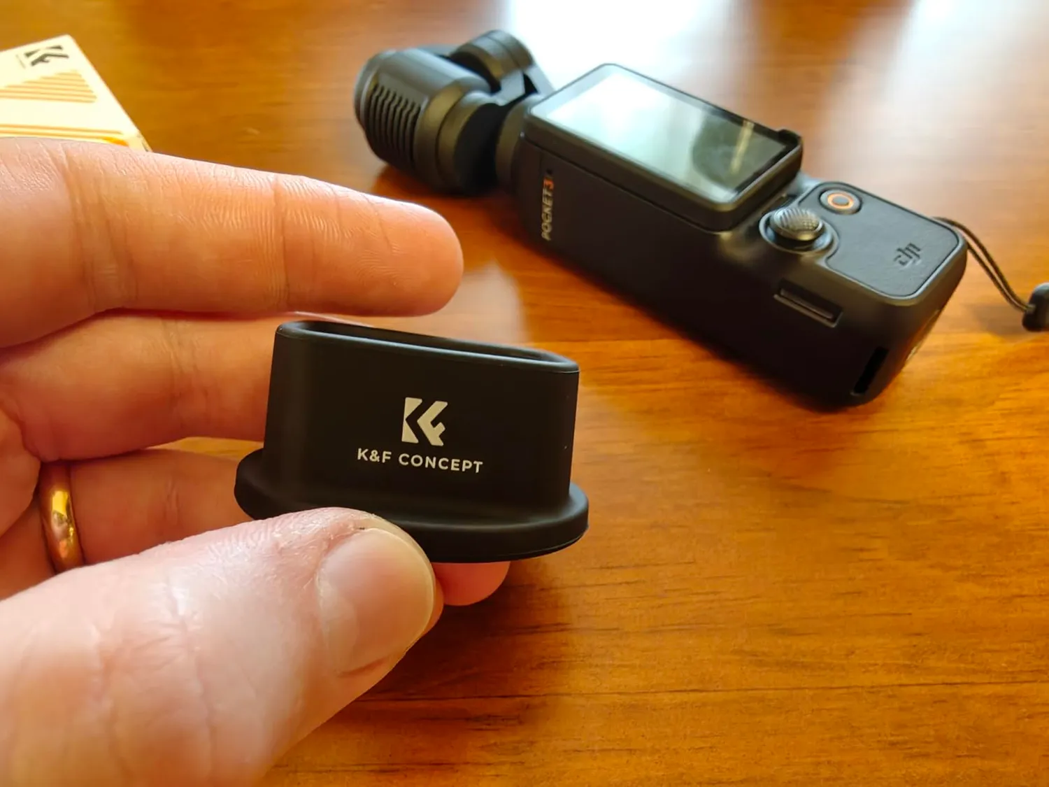 K&F Concept supporto silicone DJI Osmo Pocket 3 stand scrivania