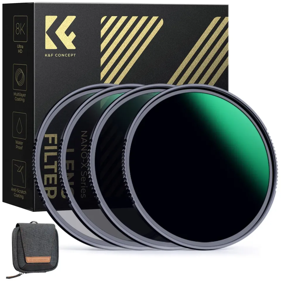 K&F Concept Nano-Xcel Kit 4 Filtri ND 67mm