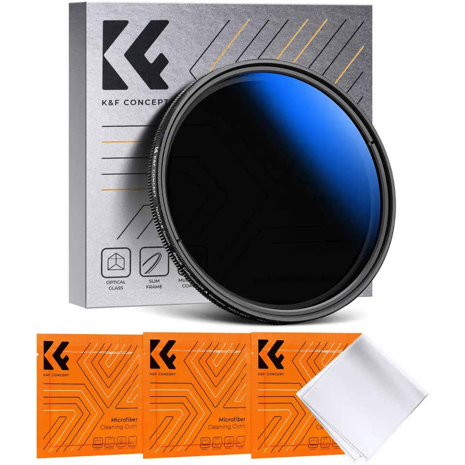 K&F Concept Nano-Klear ND2-400 filtro variabile 82mm Black Mist