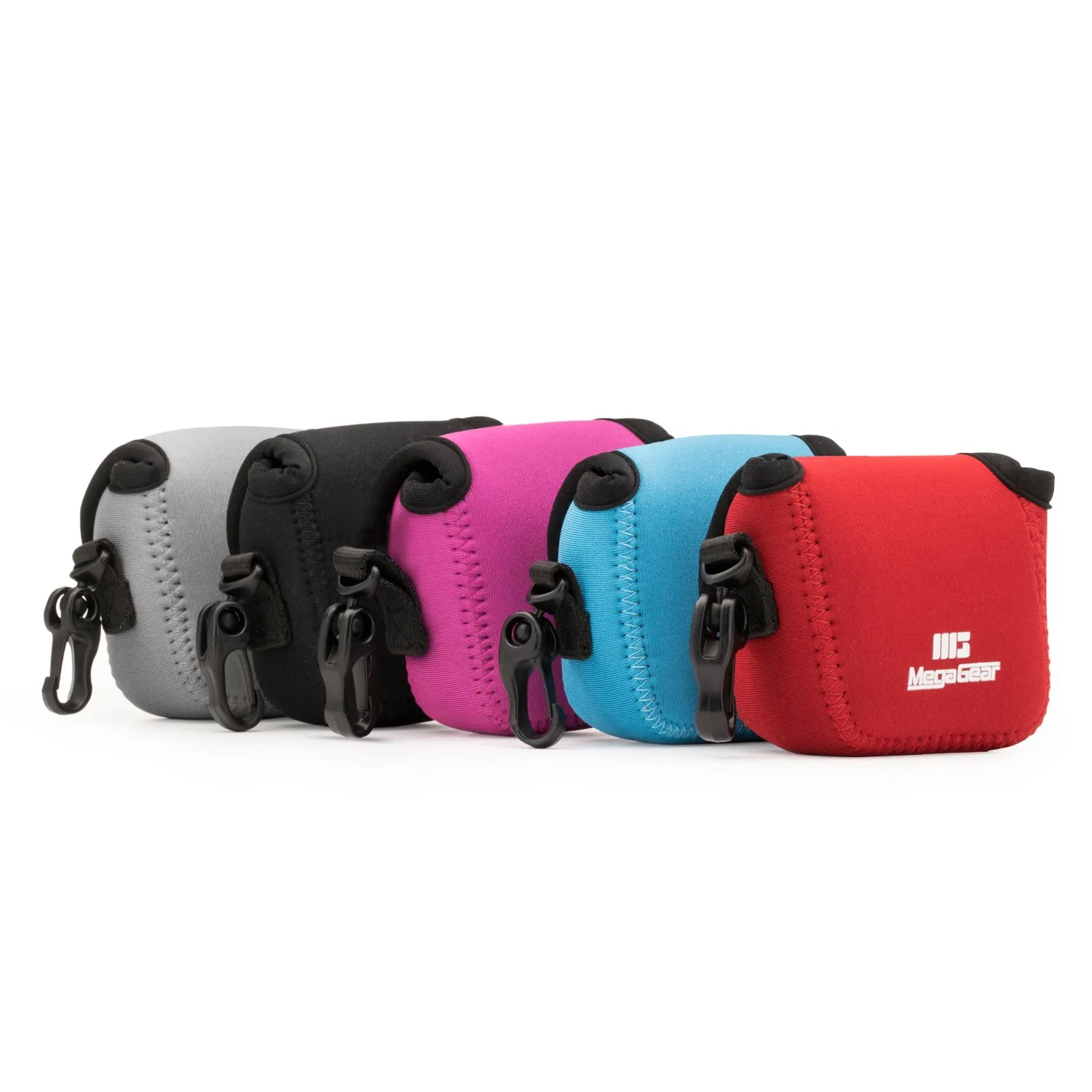 MegaGear custodia neoprene action cam blu piccola