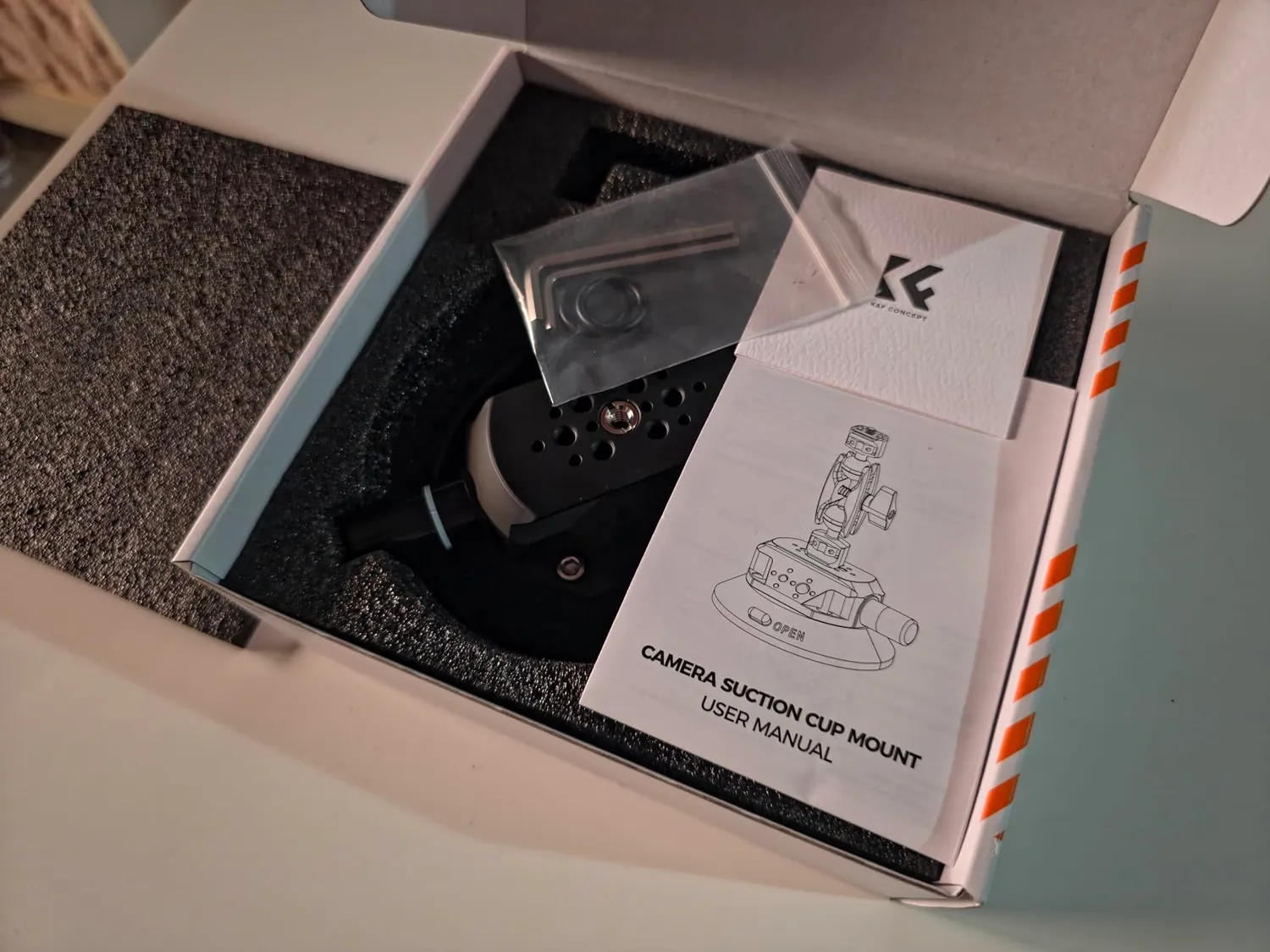 K&F Concept MS45 ventosa 4,5" braccio magico auto