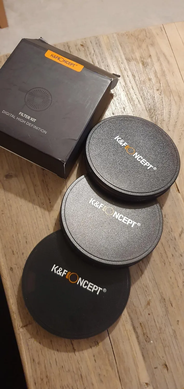 K&F Concept Nano-D Kit Filtri 67mm CPL+ND8+ND64 Vetro 24 Strati