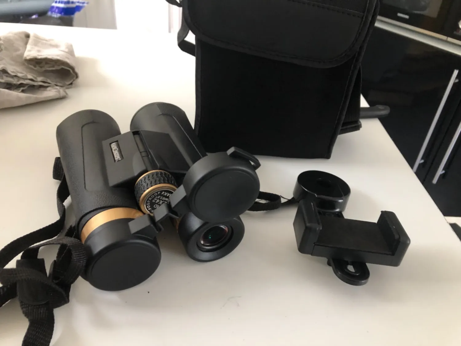 K&F Concept 12x42 binocolo professionale con clip telefono