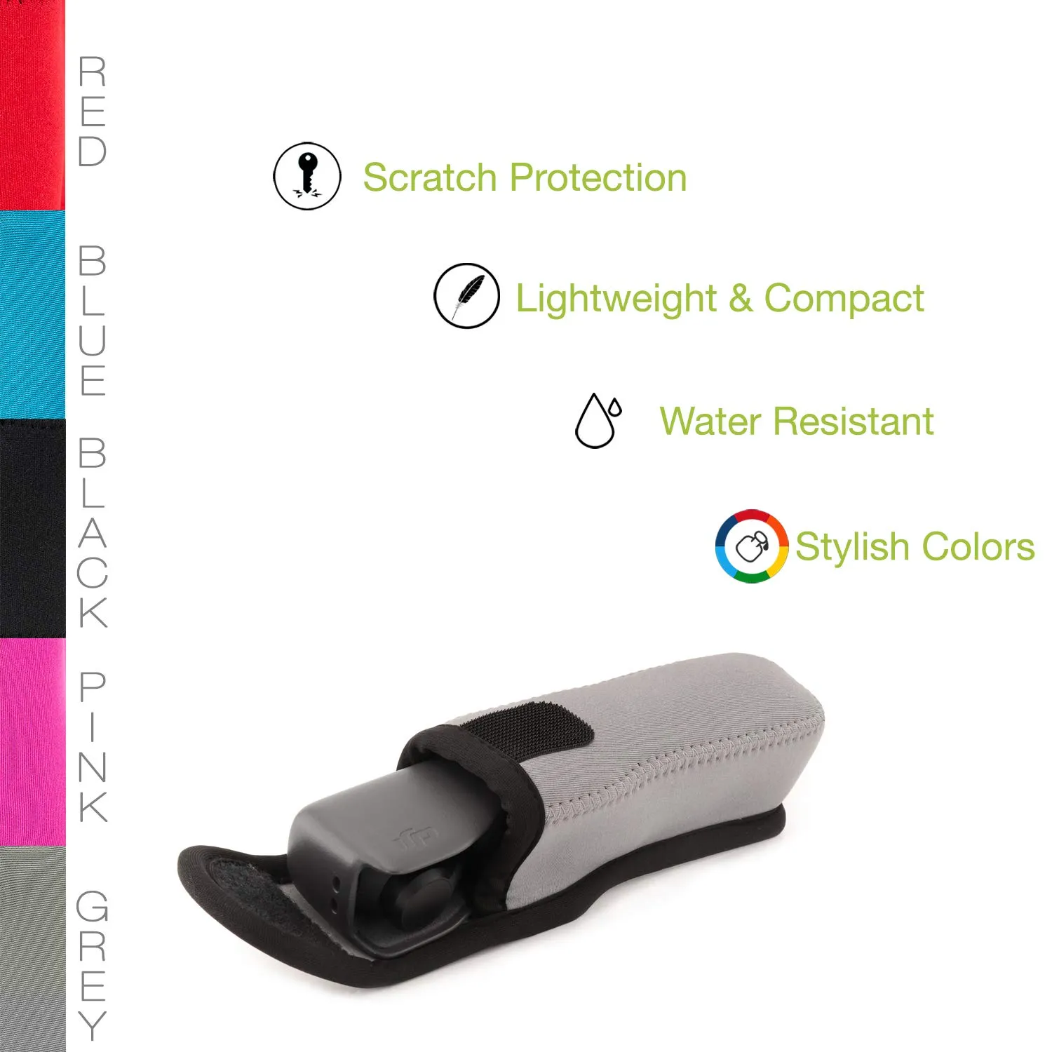 MegaGear Custodia Neoprene DJI Osmo Pocket Grigia Antigraffio