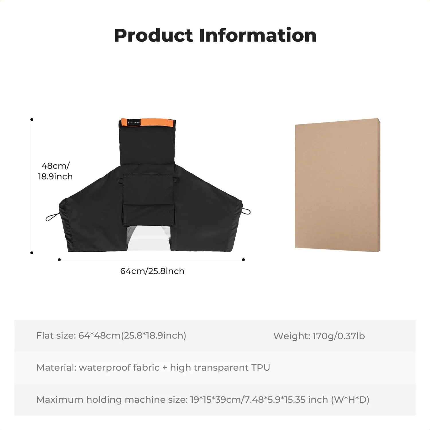 K&F Concept copripioggia reflex impermeabile protezione pioggia