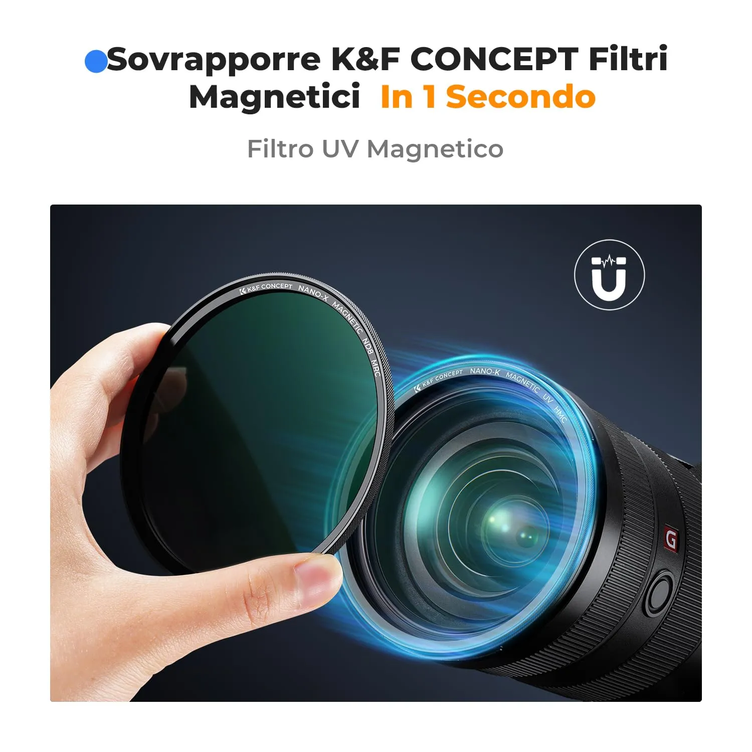 K&F Concept Nano-K Filtro UV Magnetico 67mm