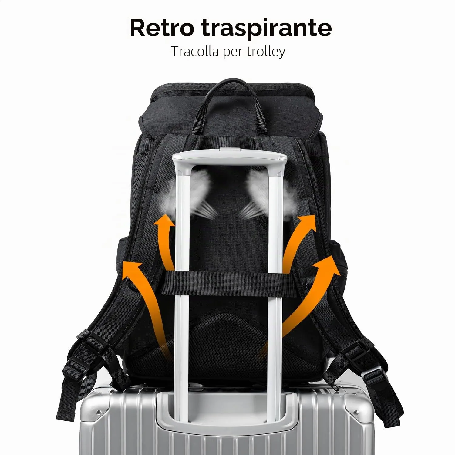 K&F Concept Zaino Fotocamera Nero 25L