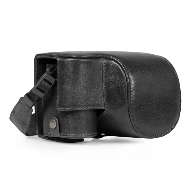 MegaGear custodia Nikon Z30 nera vera pelle