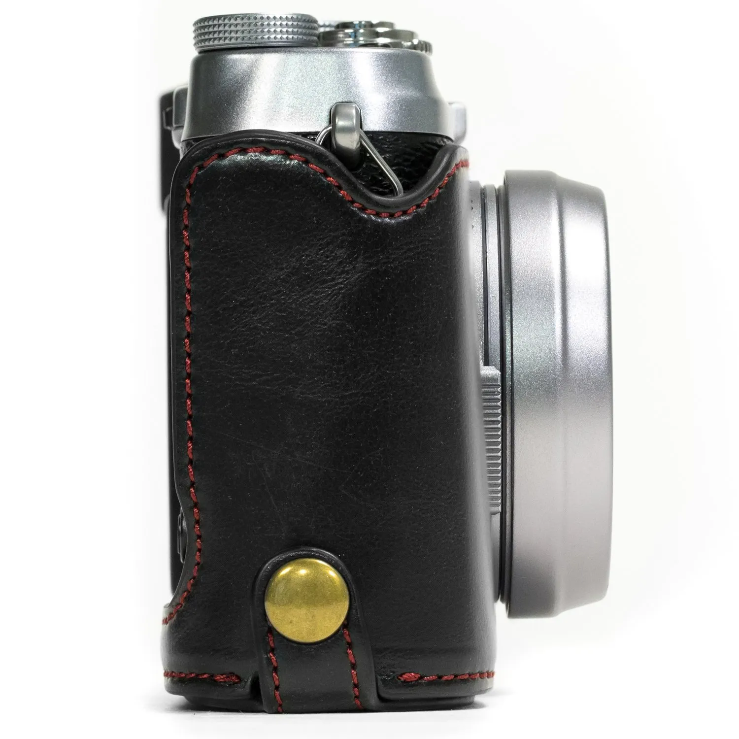 MegaGear Fujifilm X100S mezza custodia ecopelle accesso batteria