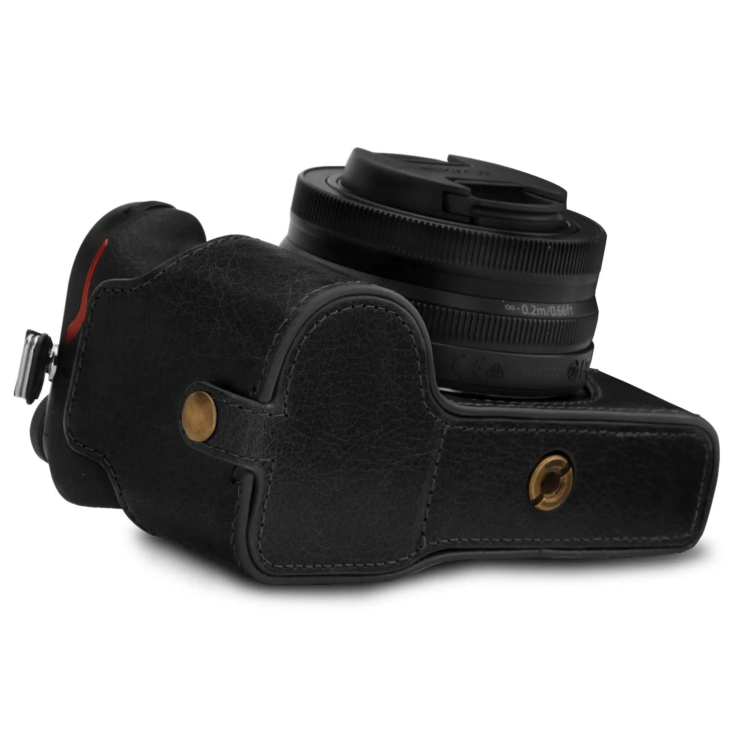 MegaGear Nikon Z50 MG1811 custodia pelle nera ever ready
