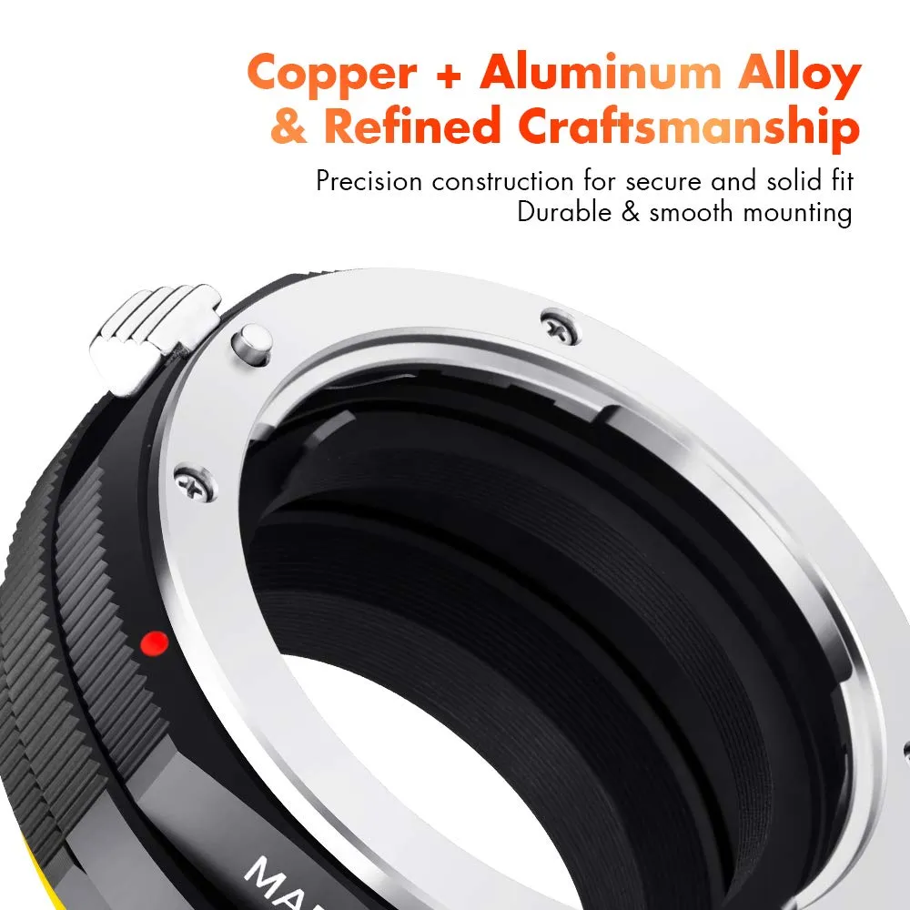 K&F Concept adattatore Minolta AF-Sony E anello mirrorless